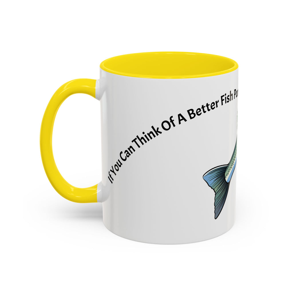 Let Minnow! Funny Fish Coffee Mug — Punny Angler Gift (11/15oz)